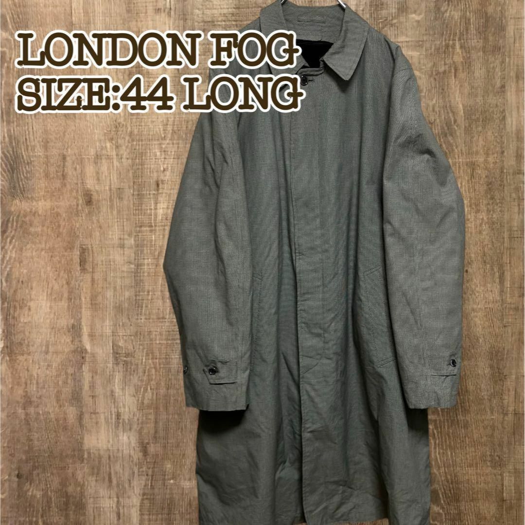 LONDONFOG(ロンドンフォグ)のLONDON FOG ロンドンフォグ　チェスターコート　グレー　インナー付　44 メンズのジャケット/アウター(チェスターコート)の商品写真