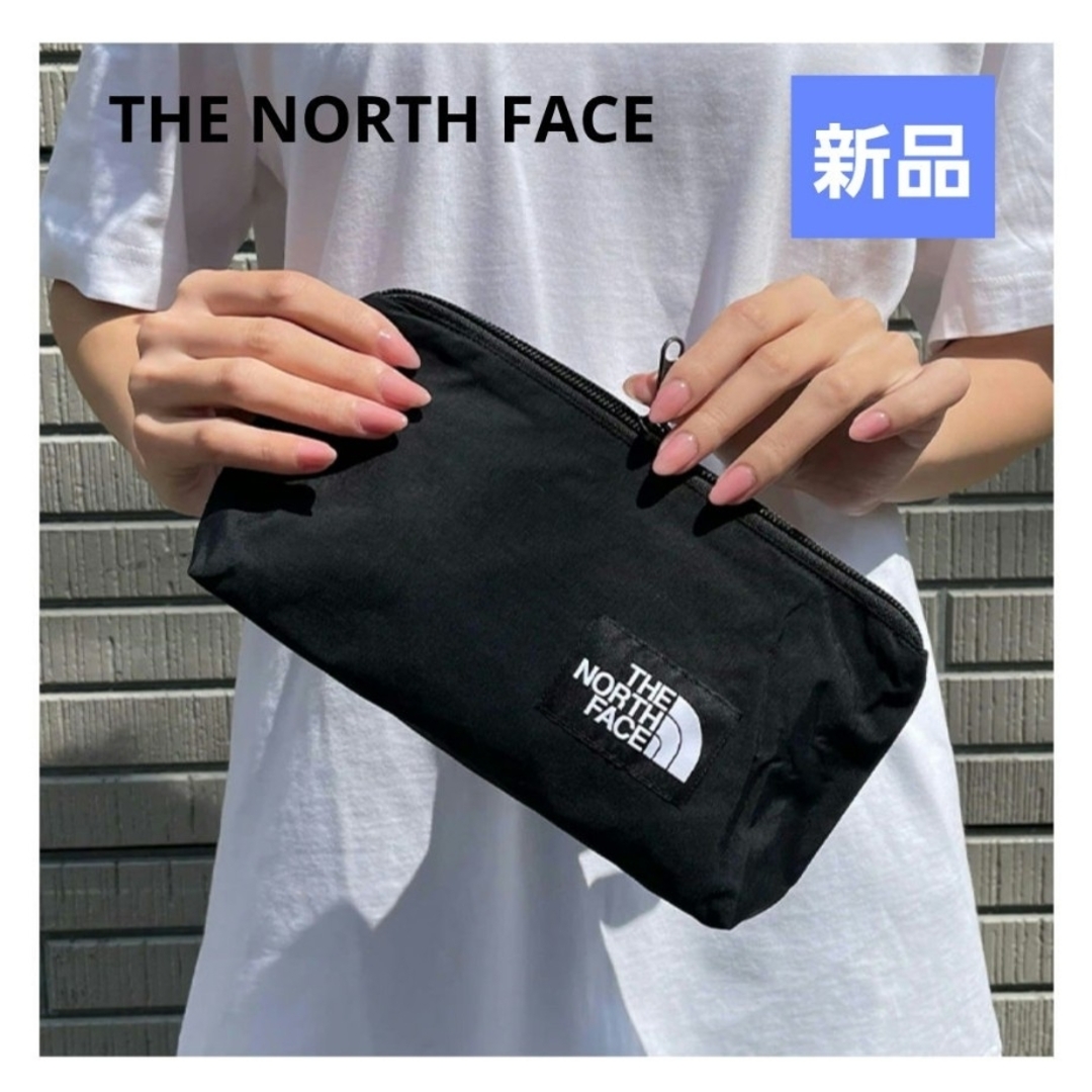 THE NORTH FACE(ザノースフェイス)の★THE NORTH FACE★  ミニマルチポーチ　ブラック　新品 レディースのファッション小物(ポーチ)の商品写真