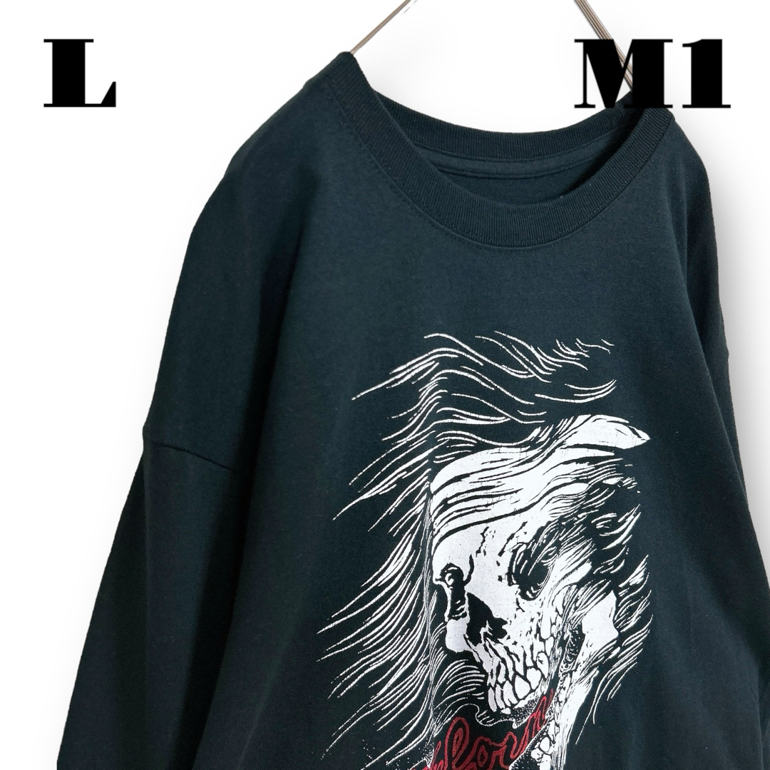 TENDERLOIN(テンダーロイン)の希少品！ TENDERLOIN 長袖 Tシャツ ロンT LHS L ブラック 黒 メンズのトップス(Tシャツ/カットソー(七分/長袖))の商品写真