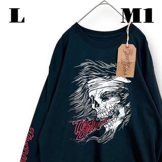 テンダーロイン(TENDERLOIN)の希少品！ TENDERLOIN 長袖 Tシャツ ロンT LHS L ブラック 黒(Tシャツ/カットソー(七分/長袖))