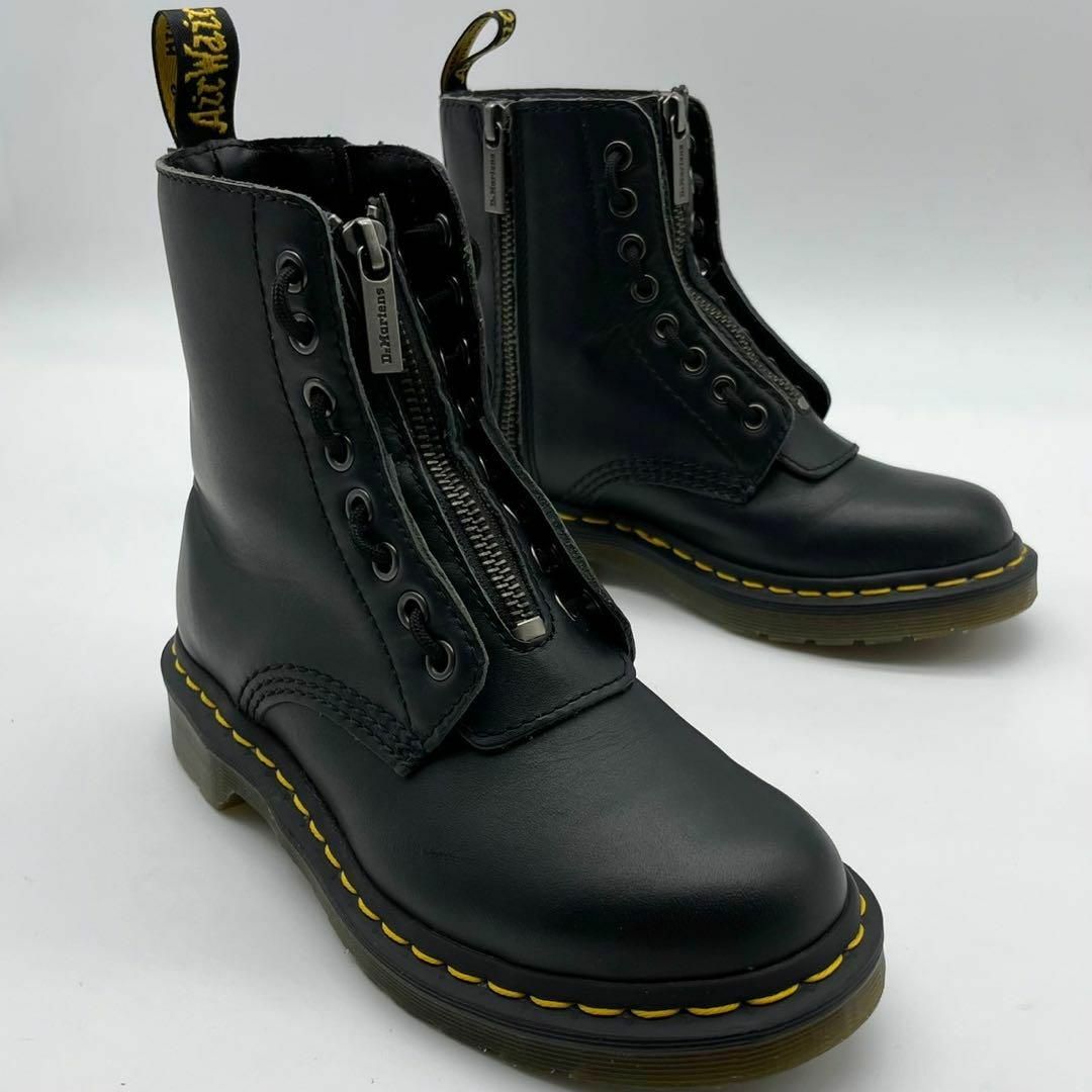 Dr.Martens(ドクターマーチン)の★未使用級 ドクターマーチン 1460 PASCAL フロントジップ 黒 UK4 レディースの靴/シューズ(ブーツ)の商品写真