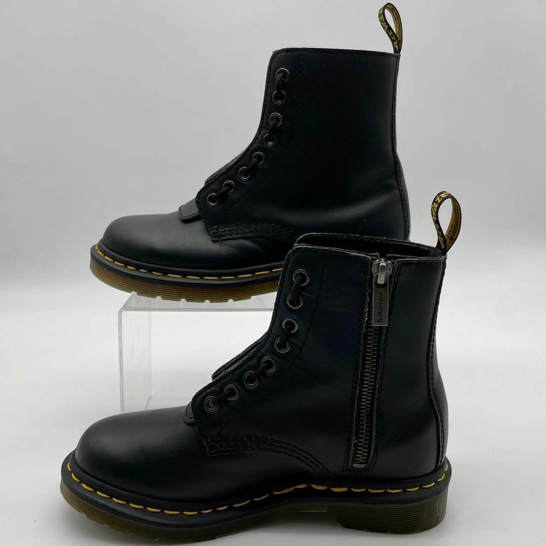 Dr.Martens(ドクターマーチン)の★未使用級 ドクターマーチン 1460 PASCAL フロントジップ 黒 UK4 レディースの靴/シューズ(ブーツ)の商品写真