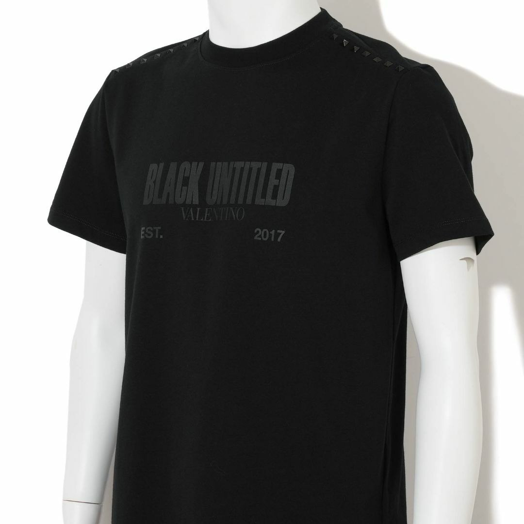 VALENTINO(ヴァレンティノ)の新品 VALENTINO BLACK UNTITLED＋STUDS Tシャツ メンズのトップス(Tシャツ/カットソー(半袖/袖なし))の商品写真