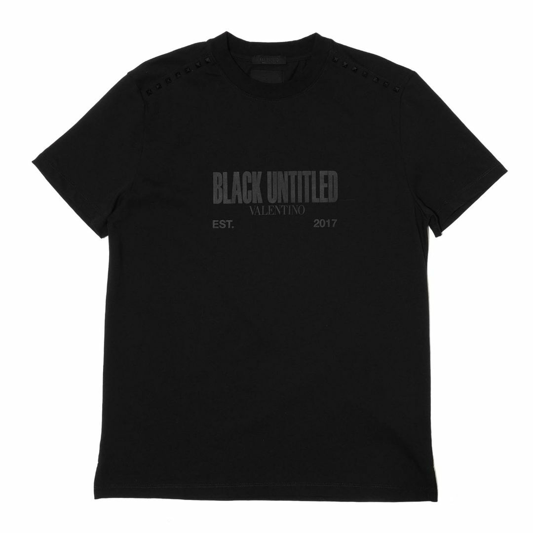 VALENTINO(ヴァレンティノ)の新品 VALENTINO BLACK UNTITLED＋STUDS Tシャツ メンズのトップス(Tシャツ/カットソー(半袖/袖なし))の商品写真