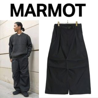 マーモット(MARMOT)のMARMOT CAPITAL SOFT SHELL PANTS 黒Sワイドパンツ(その他)