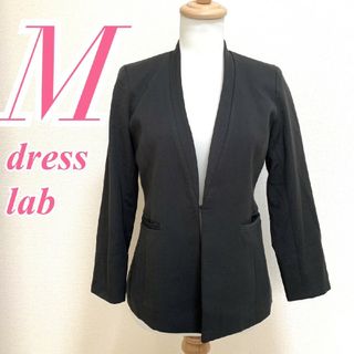 ドレスラボ(DRESS LAB)のドレスラボ　ジャケット　M　ブラック　きれいめ　オフィス　ポリ　レーヨン(テーラードジャケット)