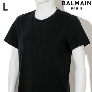 バルマン(BALMAIN)の新品 BALMAIN エンボスロゴ Tシャツ L(Tシャツ/カットソー(半袖/袖なし))