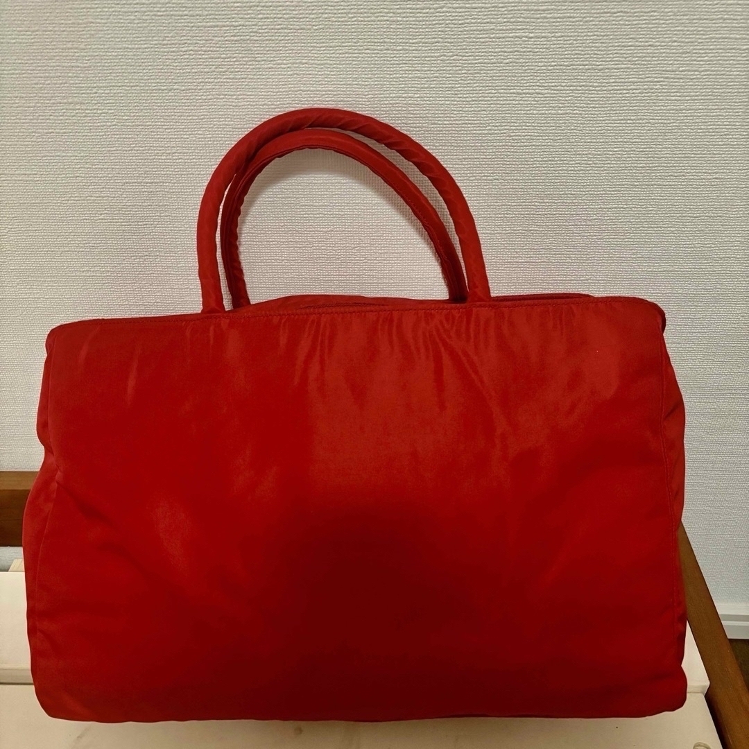 PRADA(プラダ)の【スリーワンコママ様専用】PRADA プラダ ナイロン 三角ロゴ ハンドバッグ  レディースのバッグ(ハンドバッグ)の商品写真