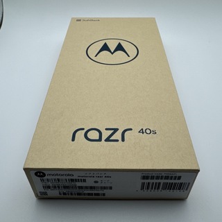 モトローラ(Motorola)のmotorla razr 40s セージグリーン(スマートフォン本体)