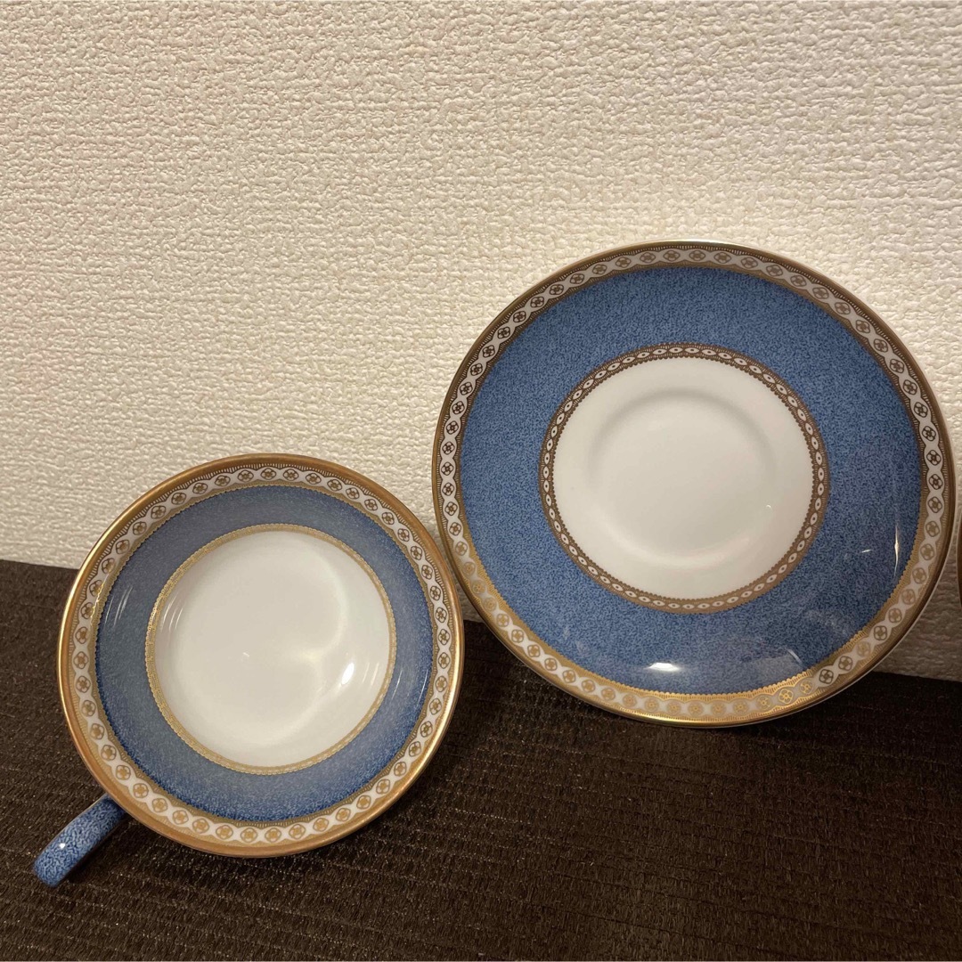 WEDGWOOD(ウェッジウッド)のウェッジウッド　ユーランダー　パウダールビー　ブルー　ピオニー　カップ&ソーサー インテリア/住まい/日用品のキッチン/食器(グラス/カップ)の商品写真