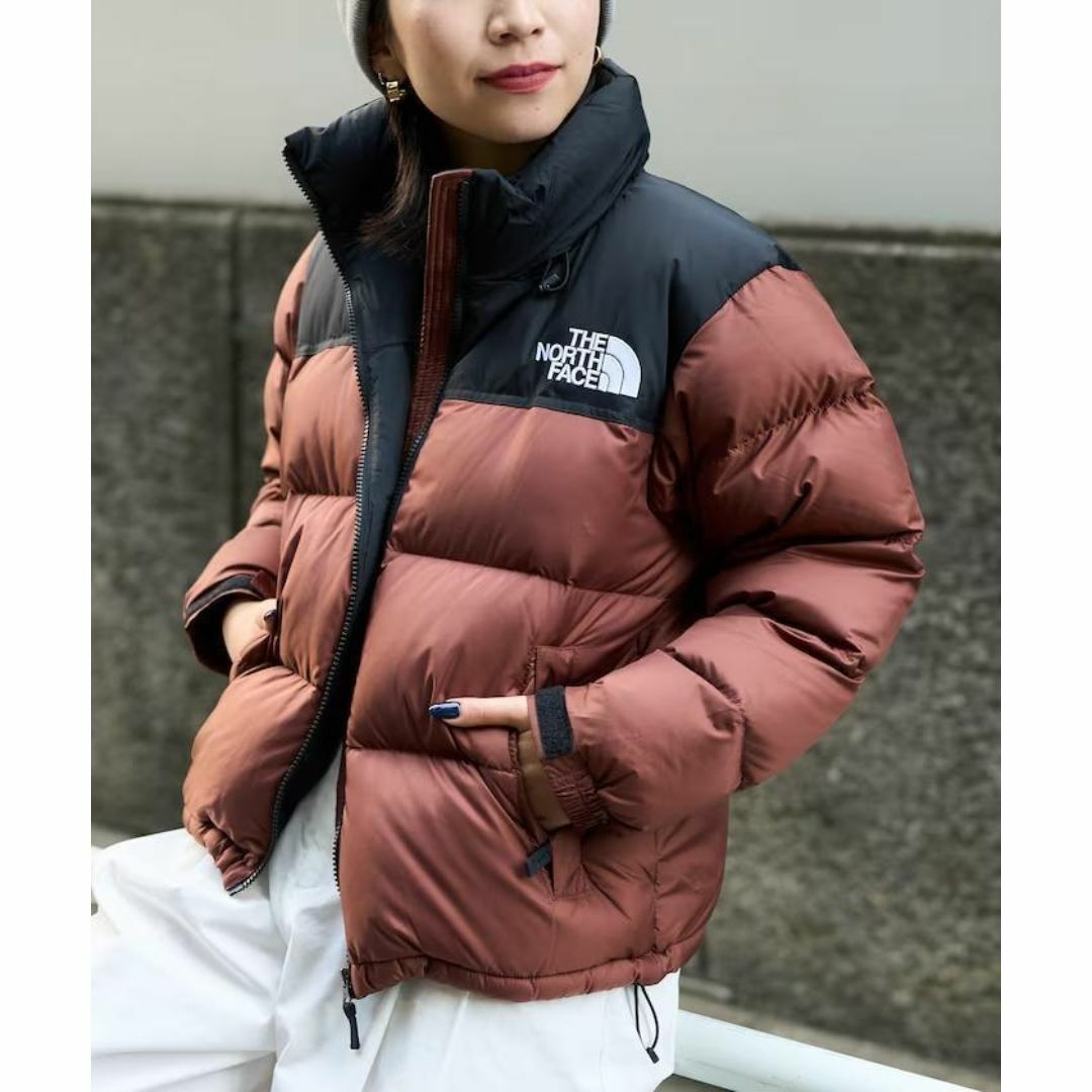 THE NORTH FACE(ザノースフェイス)のショートヌプシ　L カプチーノ　CA　ブラウン　新品　ザノースフェイス　241 メンズのジャケット/アウター(ダウンジャケット)の商品写真