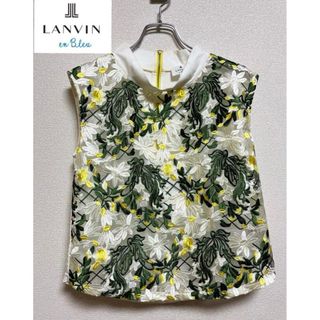 ランバンオンブルー(LANVIN en Bleu)の【早い者勝ち】 ランバンオンブルー　レースブラウス(シャツ/ブラウス(半袖/袖なし))