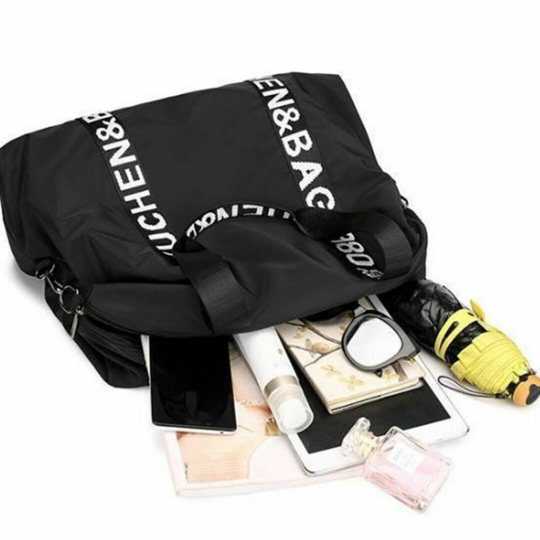 2way ショルダーバッグ 大容量　軽量 通勤 仕事 旅行 アウトドア　男女兼用 レディースのバッグ(ショルダーバッグ)の商品写真