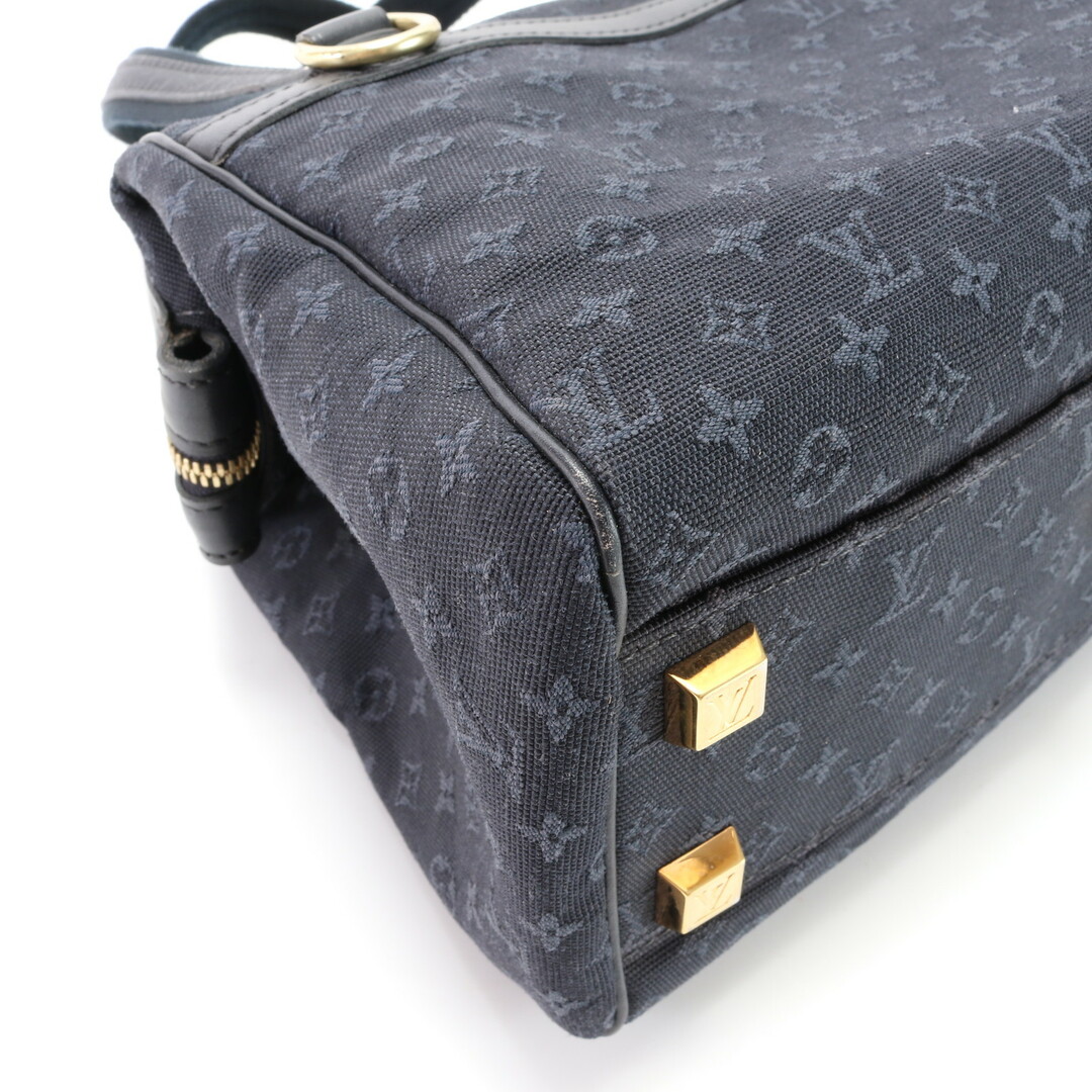 LOUIS VUITTON(ルイヴィトン)の極美品 ルイヴィトン モノグラム ミニ ジョセフィーヌ PM TSTブルー M92414 レザー ハンドバッグ トート レディース EEM U26-9 レディースのバッグ(ハンドバッグ)の商品写真