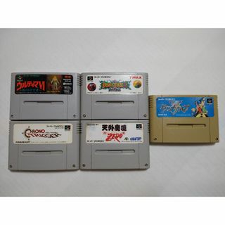 スーパーファミコン(スーパーファミコン)の【SFC】RPG ５本 セットD　天外魔境、デュアルオーブ、ダンザルブ 等(家庭用ゲームソフト)