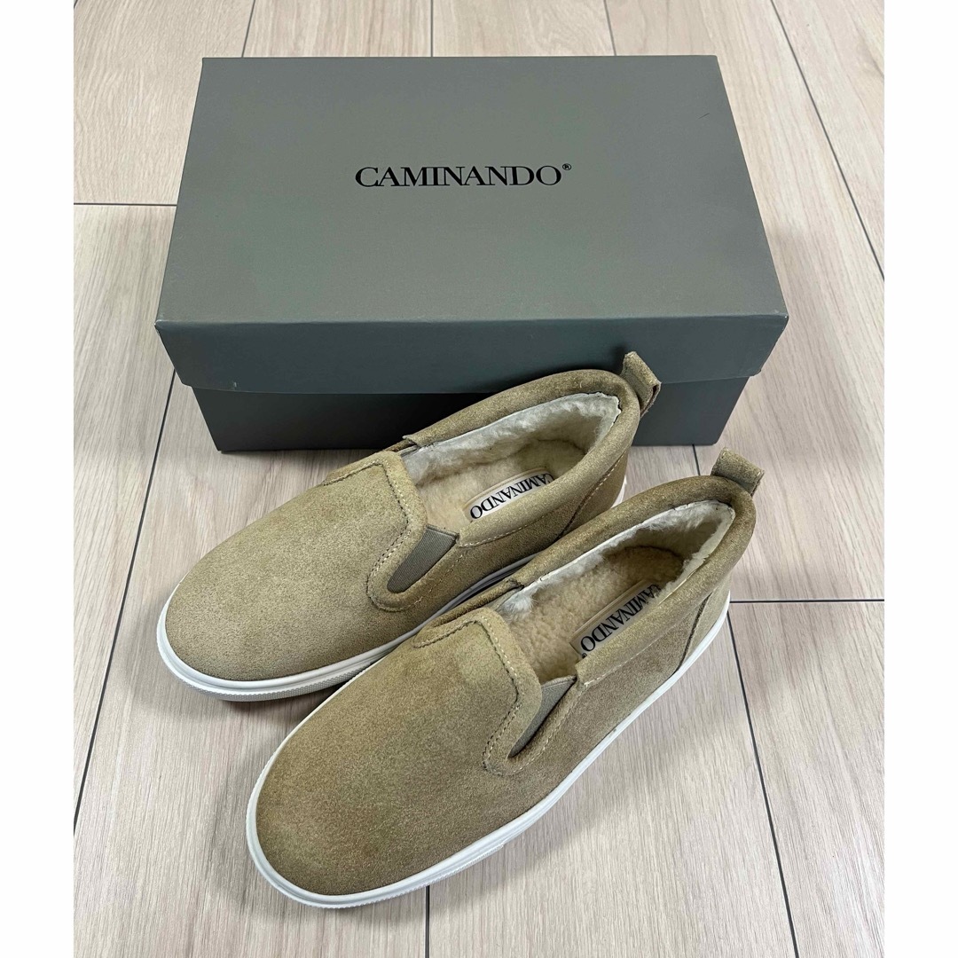 L'Appartement DEUXIEME CLASSE(アパルトモンドゥーズィエムクラス)の新品未使用【CAMINANDO/カミナンド】Mouton Sneakers  レディースの靴/シューズ(スリッポン/モカシン)の商品写真