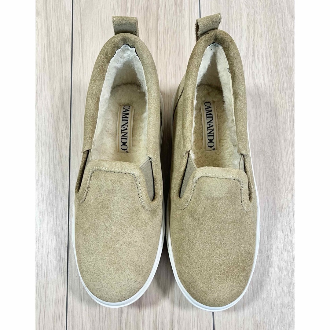 L'Appartement DEUXIEME CLASSE(アパルトモンドゥーズィエムクラス)の新品未使用【CAMINANDO/カミナンド】Mouton Sneakers  レディースの靴/シューズ(スリッポン/モカシン)の商品写真