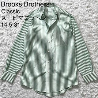 Brooks Brothers - ★美品 ブルックスブラザーズ クラシック スーピマコットン ノンアイロン14.5