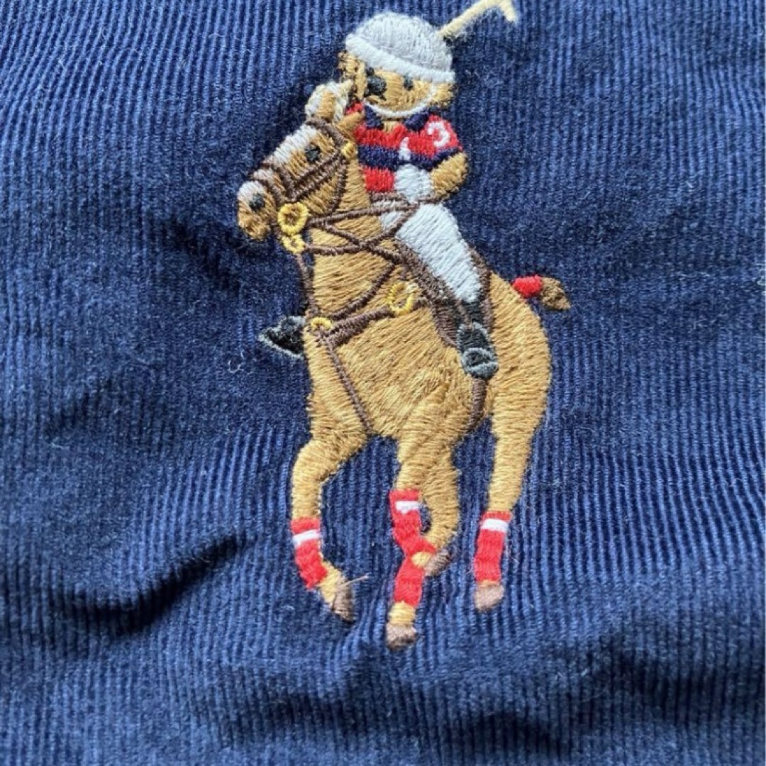 POLO RALPH LAUREN(ポロラルフローレン)のポロラルフローレン　ポロベア　コーデュロイシャツ　長袖　ベア刺繍　古着　メンズ メンズのトップス(ポロシャツ)の商品写真