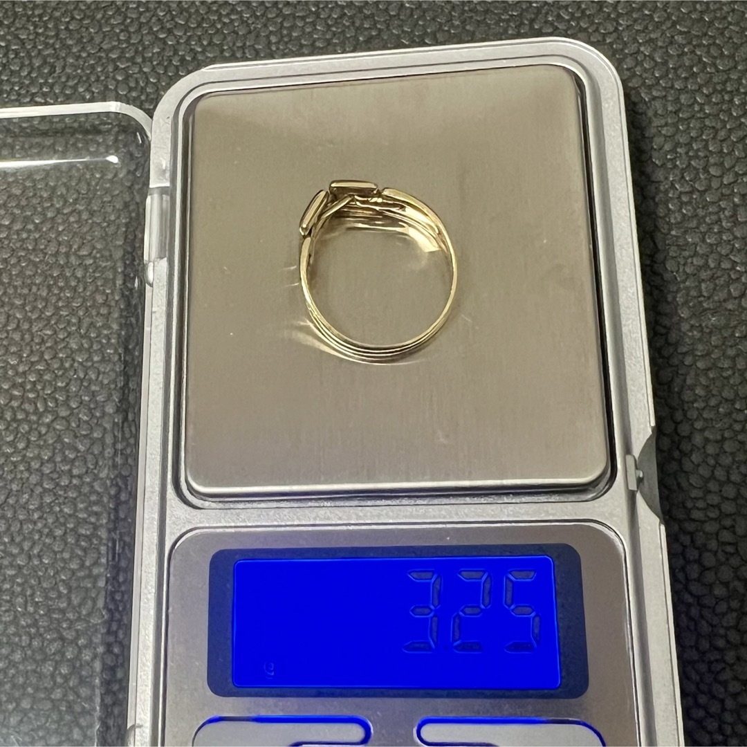 (C032802) K18リング 約14号   750 ITALY  指輪 YG レディースのアクセサリー(リング(指輪))の商品写真