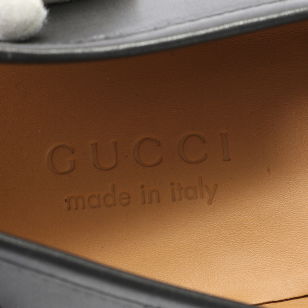 Gucci(グッチ)の極美品 グッチ 253303 ホースビット レザー ローファー ビジネス シューズ 靴 革靴 7 26cm 相当 ブラック 黒 紳士 メンズ EEM U34-1 メンズの靴/シューズ(ドレス/ビジネス)の商品写真