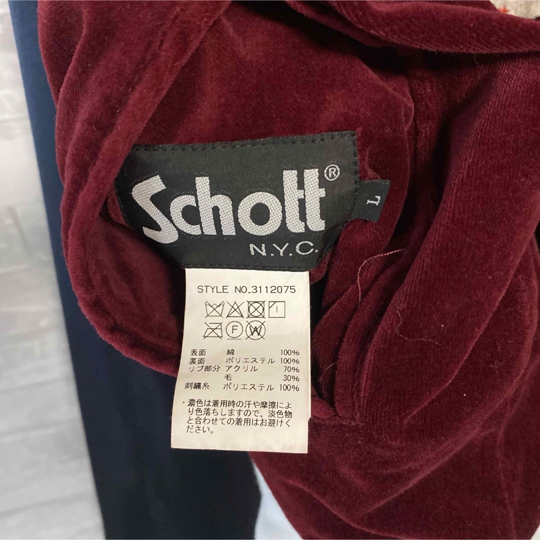 schott(ショット)の★豪華刺繍★美品★schott リバーシブル　スカジャン　Lサイズ メンズのジャケット/アウター(スカジャン)の商品写真