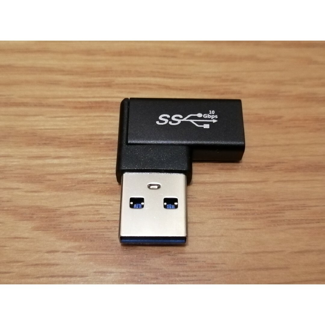 USB-C USB-A データ転送、充電変換アダプタ L型 スマホ/家電/カメラのスマホ/家電/カメラ その他(その他)の商品写真