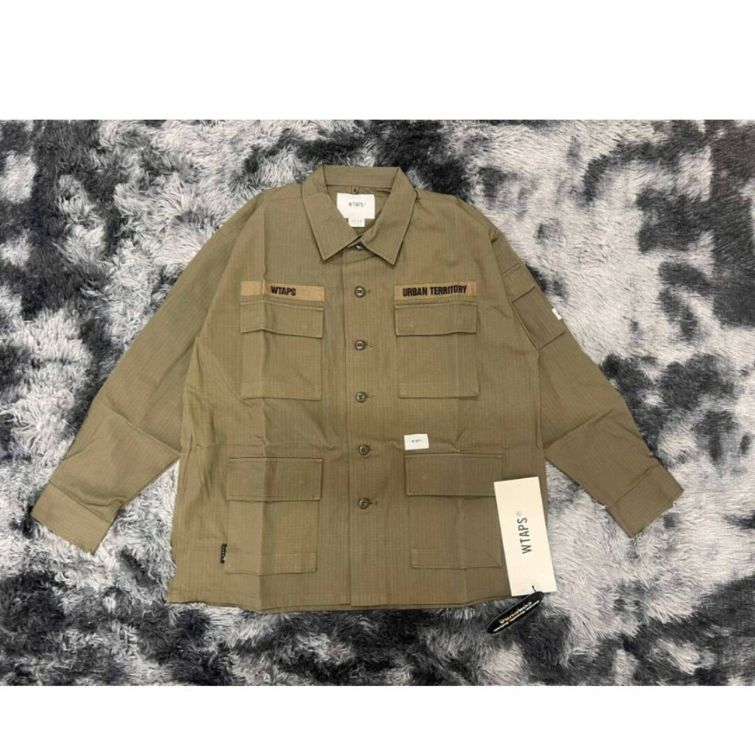 W)taps(ダブルタップス)の新品未使用　WTAPS JUNGLE JACKET　ロングシャツ メンズのジャケット/アウター(ミリタリージャケット)の商品写真