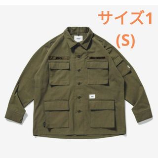 ダブルタップス(W)taps)の新品未使用　WTAPS JUNGLE JACKET　ロングシャツ(ミリタリージャケット)