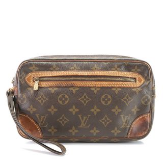 ルイヴィトン(LOUIS VUITTON)のルイヴィトン モノグラム マルリー ドラゴンヌ GM M51825 レザー セカンドバッグ クラッチ 書類 ポーチ 通勤 メンズ YYM U19-6(セカンドバッグ/クラッチバッグ)