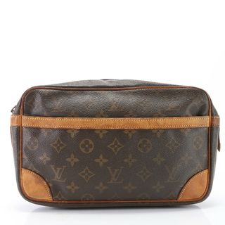 ルイヴィトン(LOUIS VUITTON)のルイヴィトン モノグラム コンピエーニュ28 M51845 レザー セカンドバッグ クラッチ 書類 ポーチ 通勤 メンズ EFM U23-3(セカンドバッグ/クラッチバッグ)