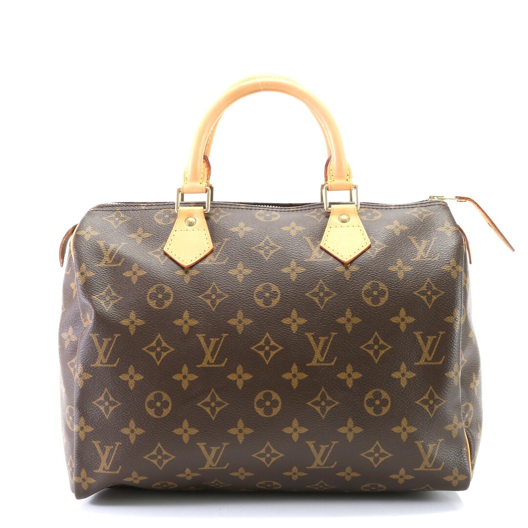 LOUIS VUITTON(ルイヴィトン)の極美品 ルイヴィトン モノグラム スピーディ30 M41526 レザー ハンドバッグ トート トップハンドル レディース EFM U23-6 レディースのバッグ(ハンドバッグ)の商品写真