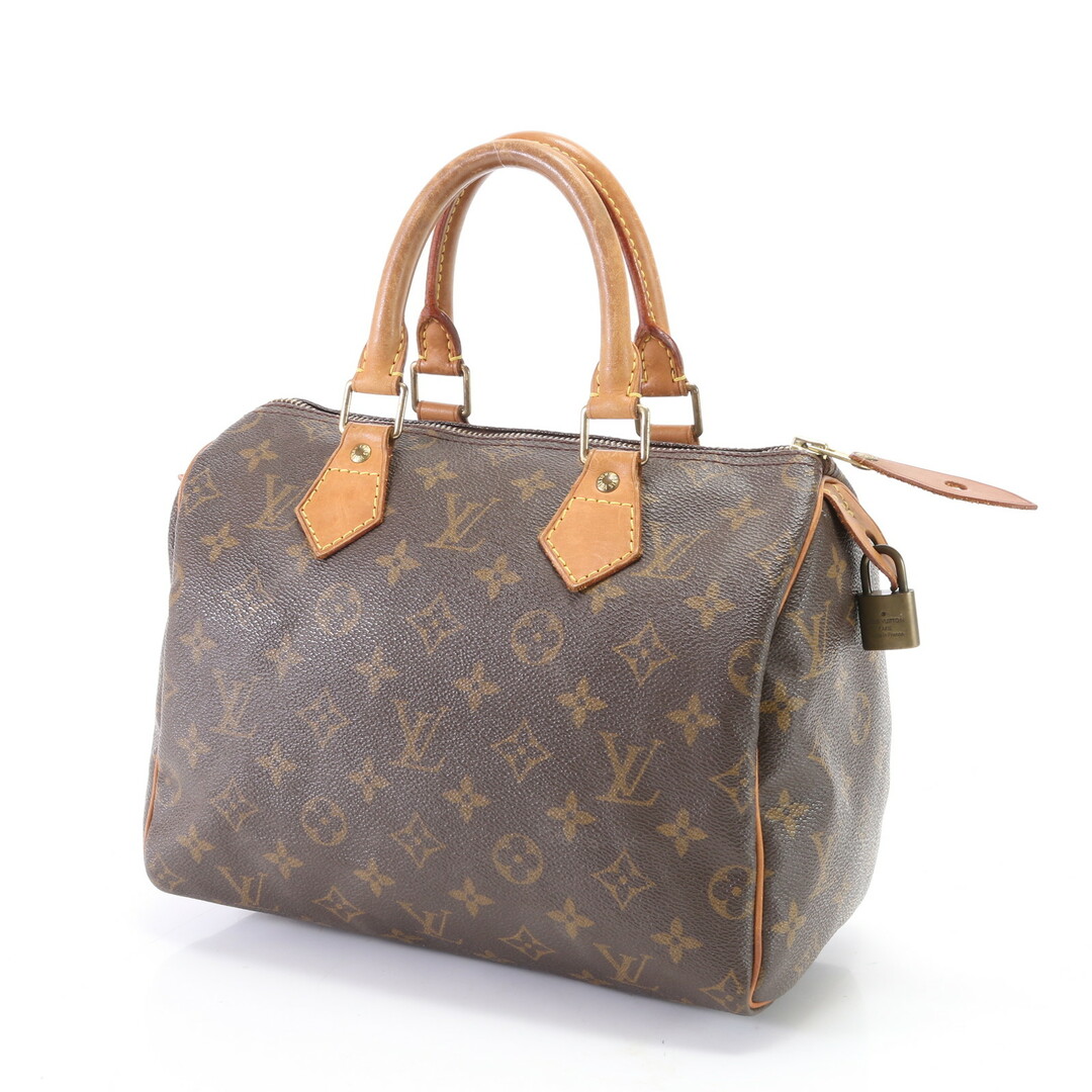 LOUIS VUITTON(ルイヴィトン)の美品 ルイヴィトン モノグラム スピーディ25 M41528 レザー ハンドバッグ トート トップハンドル レディース EFM U23-4 レディースのバッグ(ハンドバッグ)の商品写真