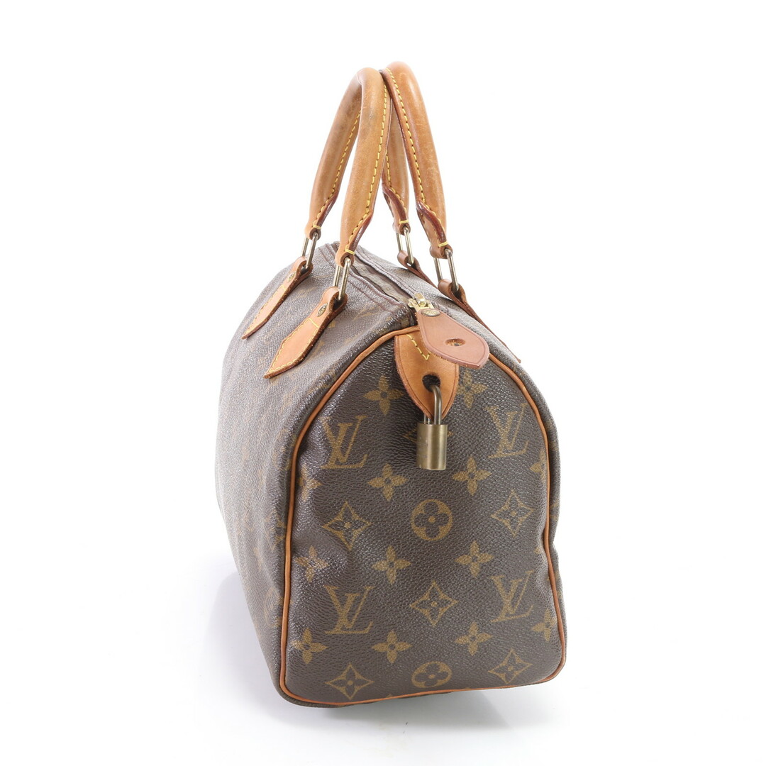 LOUIS VUITTON(ルイヴィトン)の美品 ルイヴィトン モノグラム スピーディ25 M41528 レザー ハンドバッグ トート トップハンドル レディース EFM U23-4 レディースのバッグ(ハンドバッグ)の商品写真