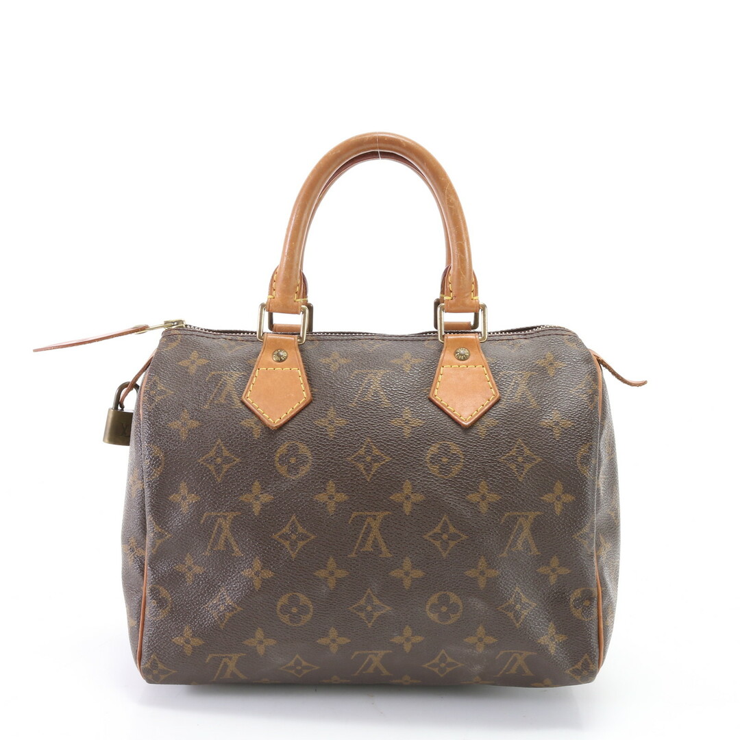 LOUIS VUITTON(ルイヴィトン)の美品 ルイヴィトン モノグラム スピーディ25 M41528 レザー ハンドバッグ トート トップハンドル レディース EFM U23-4 レディースのバッグ(ハンドバッグ)の商品写真