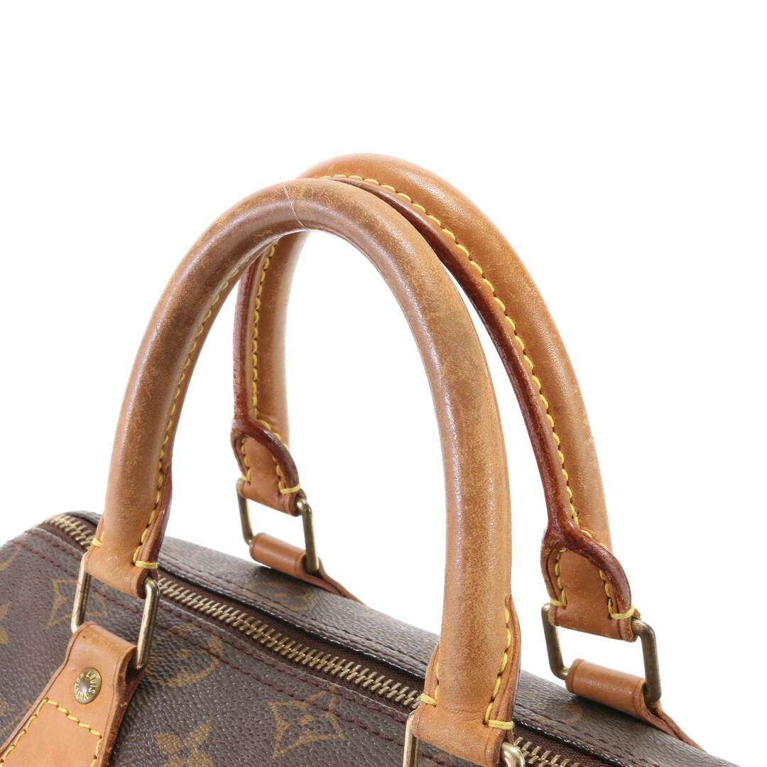 LOUIS VUITTON(ルイヴィトン)の美品 ルイヴィトン モノグラム スピーディ25 M41528 レザー ハンドバッグ トート トップハンドル レディース EFM U23-4 レディースのバッグ(ハンドバッグ)の商品写真