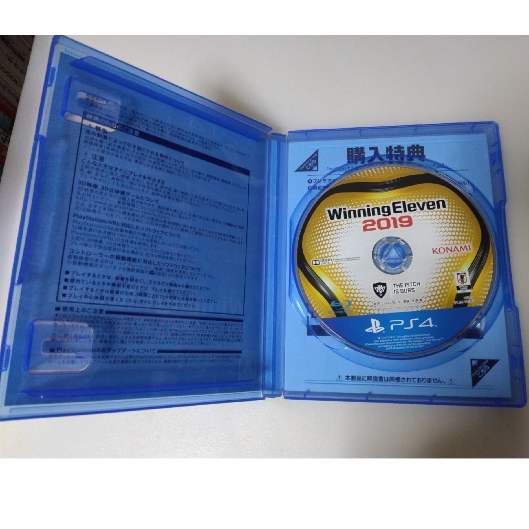 PlayStation4(プレイステーション4)のウイニングイレブン 2018　＋　2019　セット エンタメ/ホビーのゲームソフト/ゲーム機本体(家庭用ゲームソフト)の商品写真