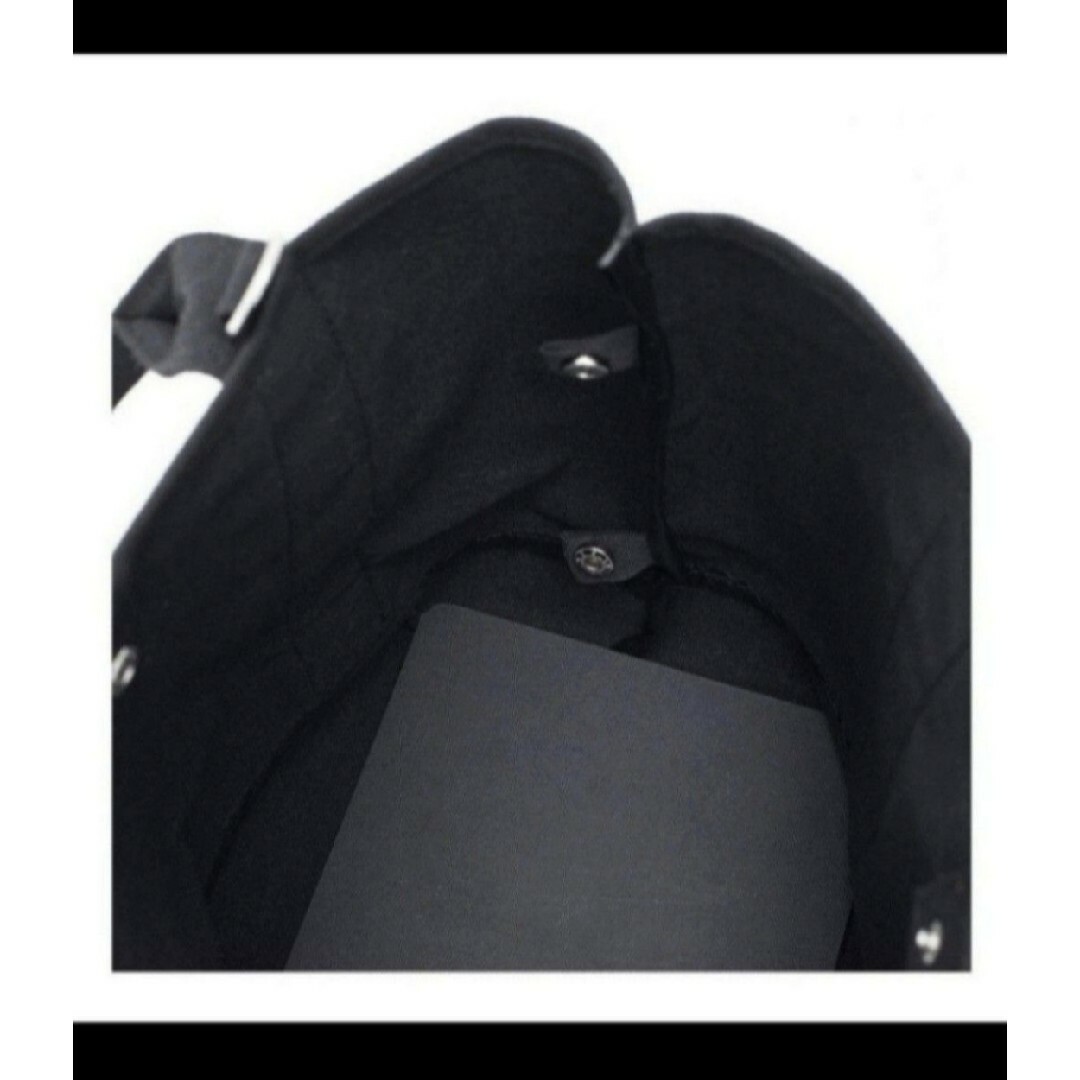 【大人気】THE EDITORS 気がきく仕切りのトートバッグ BLACK レディースのバッグ(トートバッグ)の商品写真