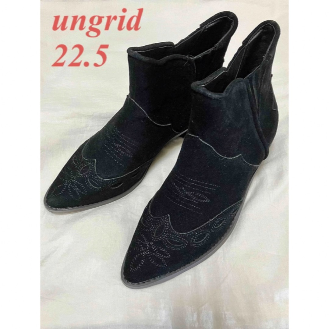 Ungrid(アングリッド)の新品 ungrid ウエスタンショートブーツ S サイズ レディースの靴/シューズ(ブーツ)の商品写真