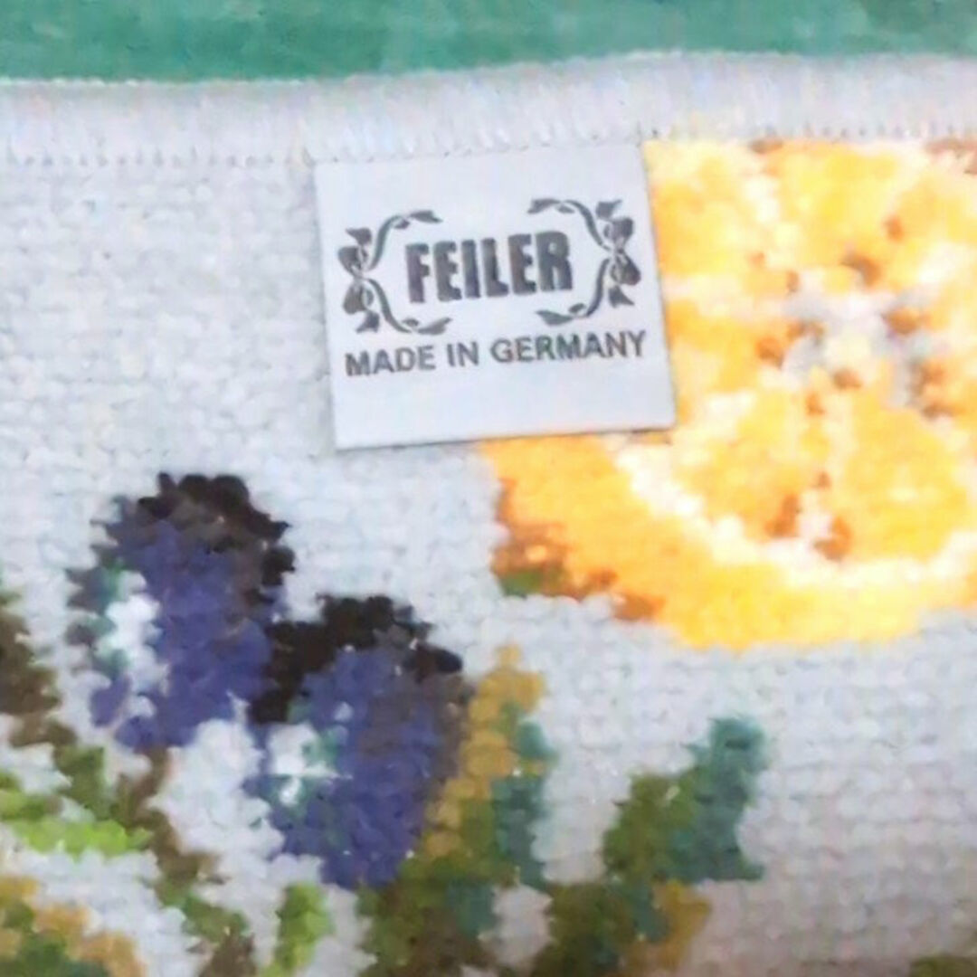 FEILER(フェイラー)のFeiler フェイラー　⭐ご専用　ハンカチ　タオル　シチリアレモン　未使用品 レディースのファッション小物(ハンカチ)の商品写真