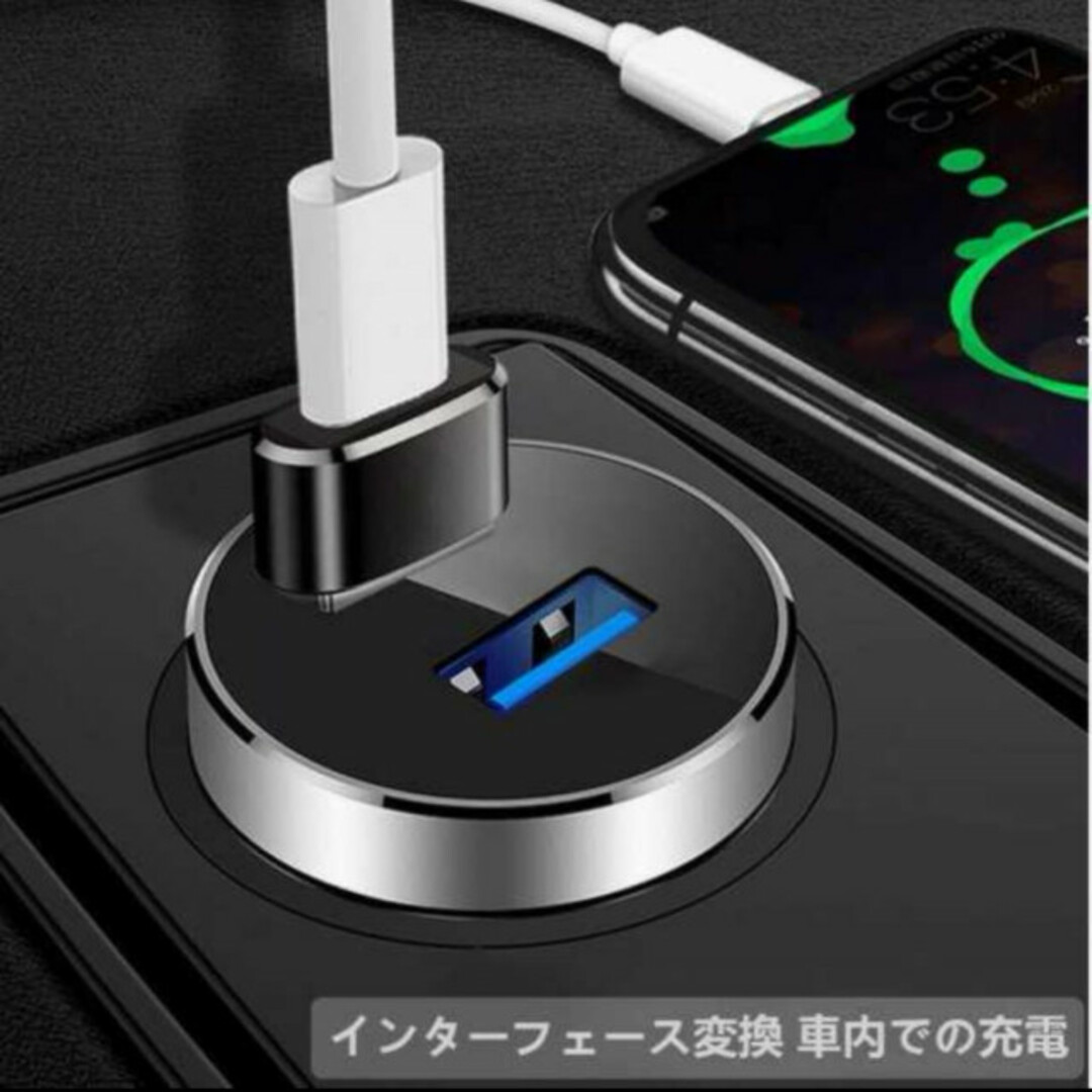 2個セット　Type C→USB 変換アダプター ブラック　パソコン　データ転送 スマホ/家電/カメラのスマホアクセサリー(その他)の商品写真