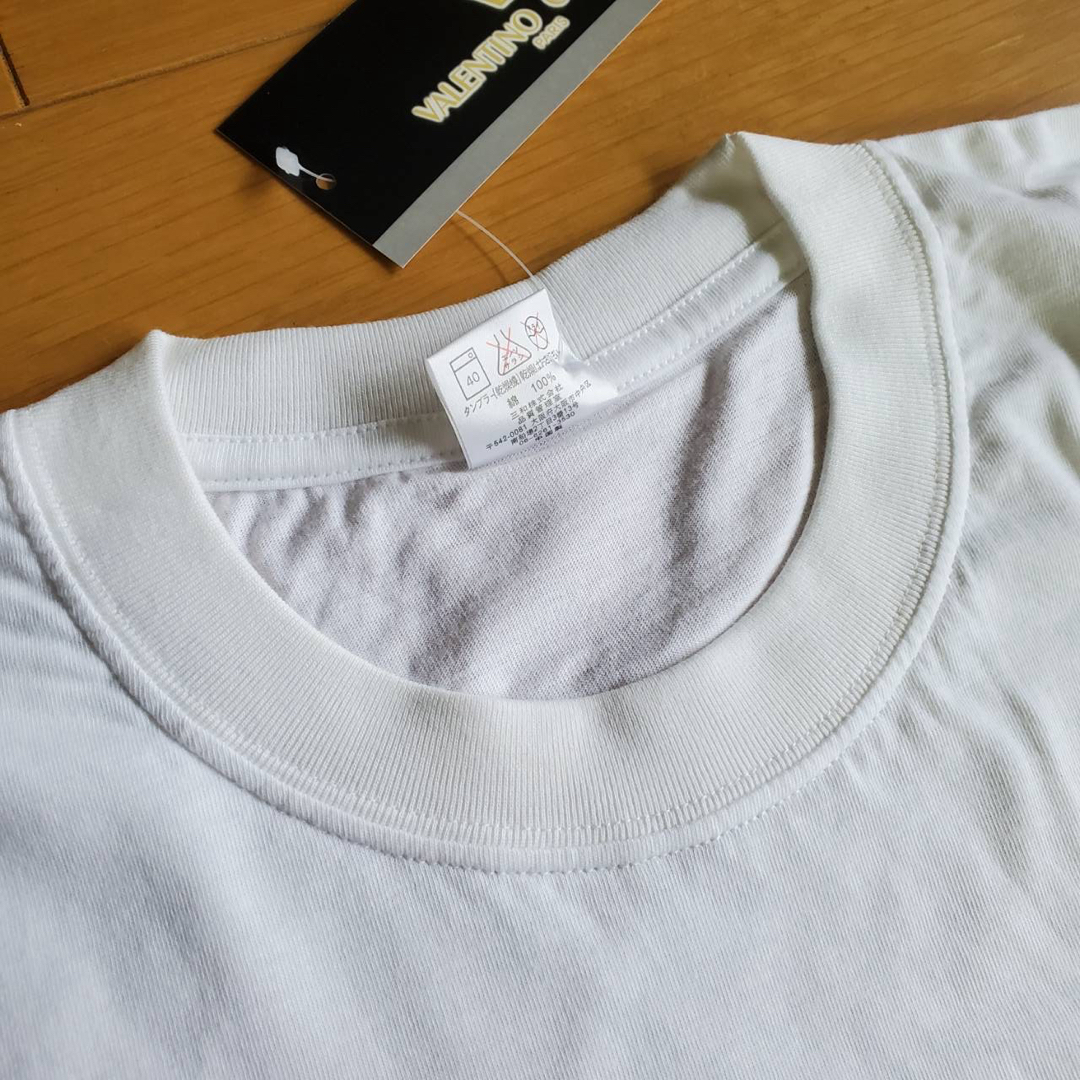 Valentino christy メンズ Tシャツ 2枚セット 黒 白 メンズのトップス(Tシャツ/カットソー(半袖/袖なし))の商品写真