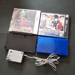 ニンテンドー3DS(ニンテンドー3DS)の●値下げ●動作確認済● 3DS 本体 ソフト 充電器 充電台(携帯用ゲーム機本体)