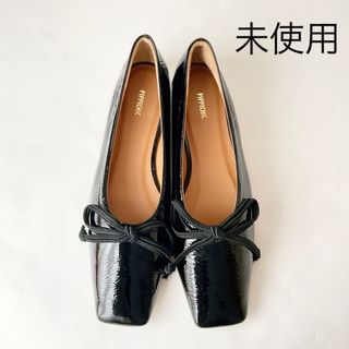 PIPPICHIC - 【未使用】PIPPICHICスクエアトゥバレエシューズ37 24cm PIPPICHIC - 【未使用】PIPPICHICスクエアトゥバレエシューズ37 24cm