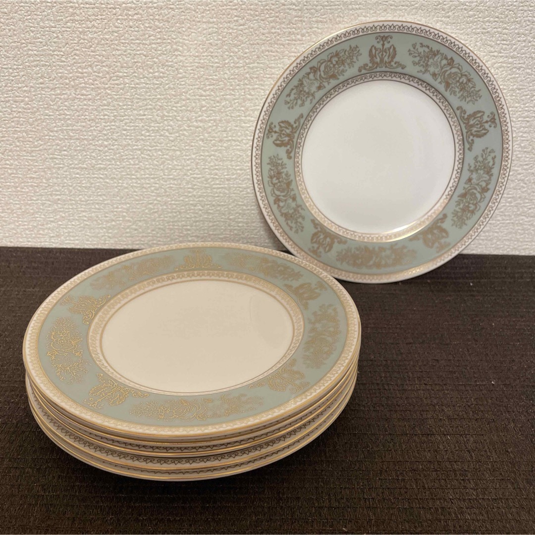 WEDGWOOD(ウェッジウッド)のウェッジウッド　コロンビア　セージグリーン　デザートプレート　17.5cm インテリア/住まい/日用品のキッチン/食器(食器)の商品写真