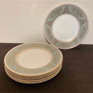 WEDGWOOD - ウェッジウッド　コロンビア　セージグリーン　デザートプレート　17.5cm