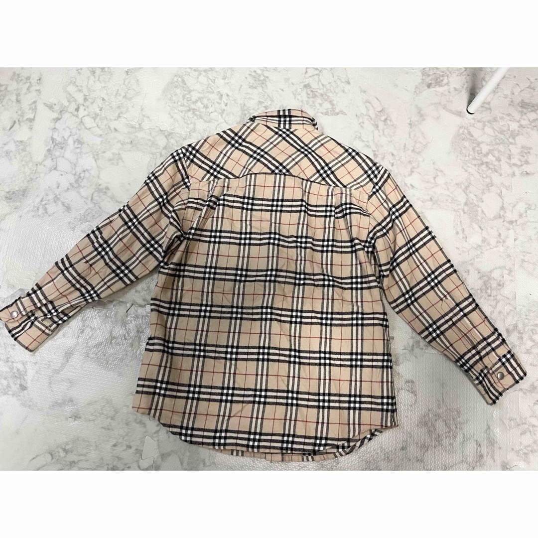 美品　BURBERRY LONDON シャツ　ノバチェック　130A 子供　長袖