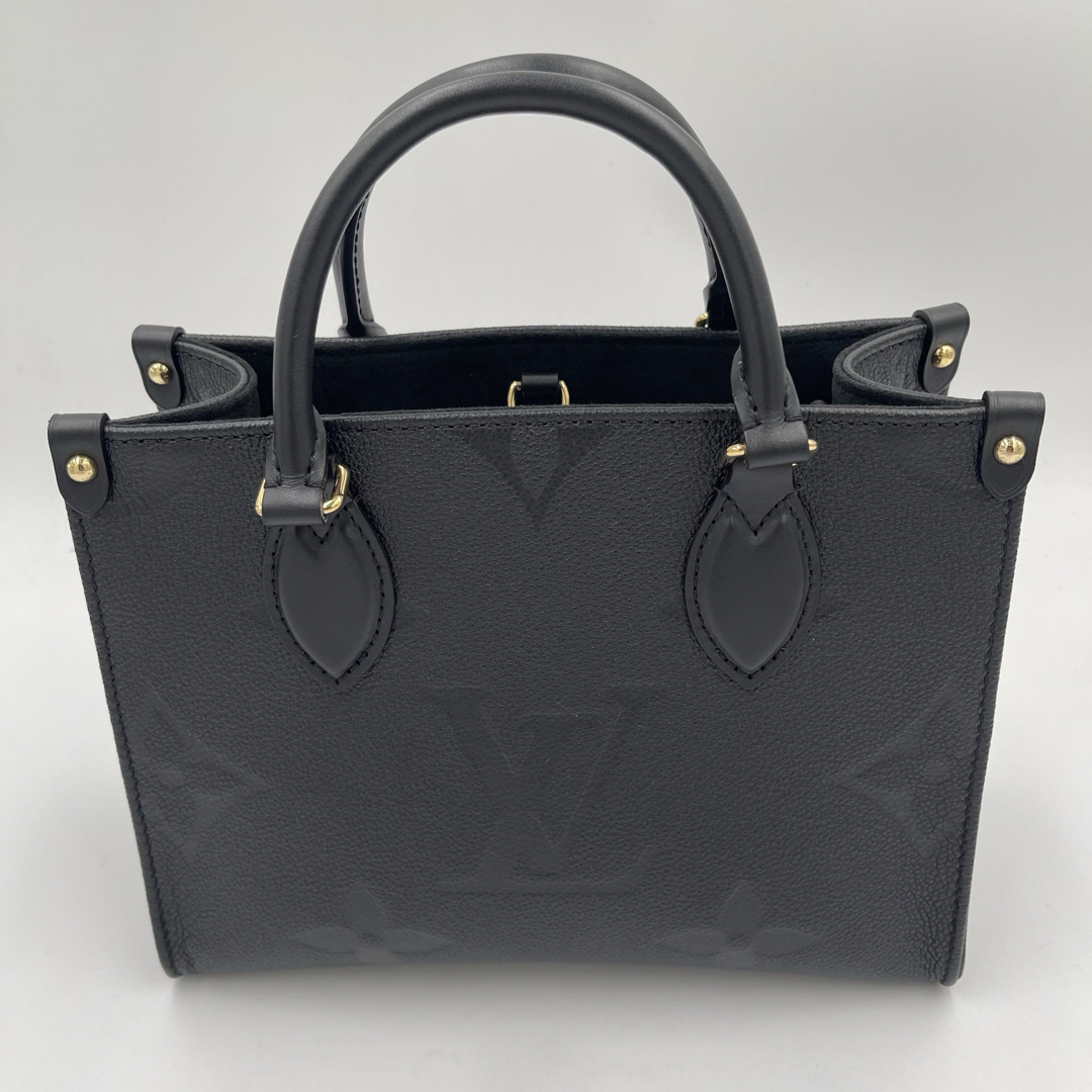 LOUIS VUITTON(ルイヴィトン)の【新品・未使用品】ルイヴィトン　定番　オンザゴーPM  ノワール　M45653 レディースのバッグ(ハンドバッグ)の商品写真