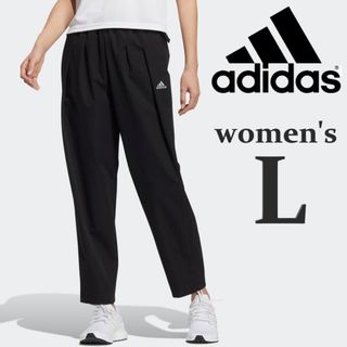 アディダス(adidas)のL アディダス レディース アンクルパンツ 9分丈 ルーズフィット 9/10(カジュアルパンツ)