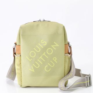 ルイヴィトン(LOUIS VUITTON)の美品 ルイヴィトン ダミエ ジェアン ウェザリー M80636 5461 レザー×キャンバス ショルダーバッグ 斜め掛け メンズ 通勤 EEY U32-4(ショルダーバッグ)